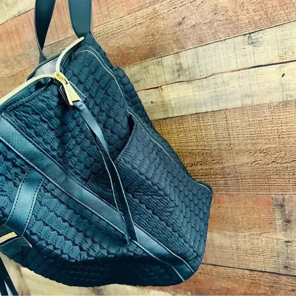 Aimee Kestenberg Quilted/Leather Large Tote